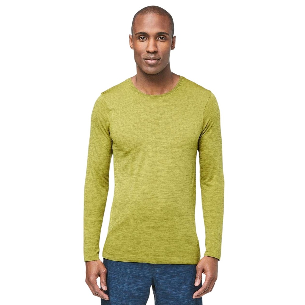 Lululemon Boston 2019 Marathon Metal Vent Tech Surge Long Sleeve Shirt Mens Sz M